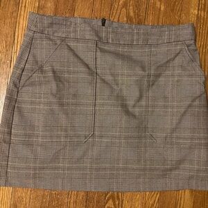 Banana republic plaid skirt